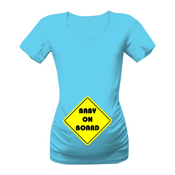 těhotenské tričko s designem
